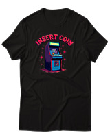 T-Shirt Αντρικό - Insert Coin - Color Thumbnail Μαύρο