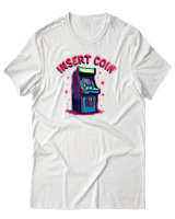 T-Shirt Αντρικό - Insert Coin - Color Thumbnail Άσπρο