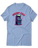 T-Shirt Αντρικό - Insert Coin - Color Thumbnail Γαλάζιο