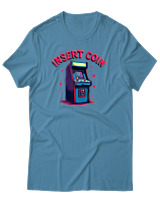 T-Shirt Αντρικό - Insert Coin - Color Thumbnail Τιρκουάζ