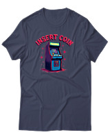T-Shirt Αντρικό - Insert Coin - Color Thumbnail Μπλε Γκρι