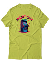 T-Shirt Αντρικό - Insert Coin - Color Thumbnail Λαχανί