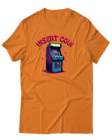 T-Shirt Αντρικό - Insert Coin - Color Thumbnail Πορτοκαλί