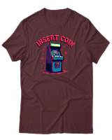 T-Shirt Αντρικό - Insert Coin - Color Thumbnail Μπορντό