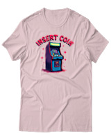 T-Shirt Αντρικό - Insert Coin - Color Thumbnail Απαλό Ροζ