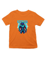 T-Shirt  Παιδικό - Intergalactic Gamer - Color Thumbnail Πορτοκαλί