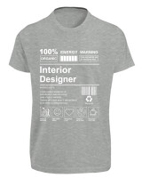 T-Shirt Fit - Interior Designer - Color Thumbnail Γκρι Μελανζέ