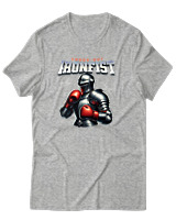 T-Shirt Αντρικό - Ironfist - Color Thumbnail Γκρι Μελανζέ