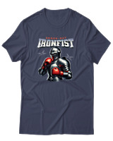 T-Shirt Αντρικό - Ironfist - Color Thumbnail Μπλε Γκρι