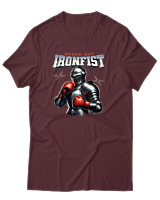 T-Shirt Αντρικό - Ironfist - Color Thumbnail Μπορντό