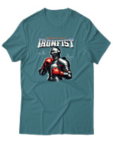 T-Shirt Αντρικό - Ironfist - Color Thumbnail Μπλε Πράσινο