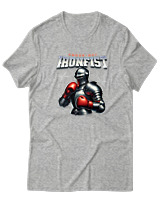 T-Shirt  Γυναικείο - Ironfist - Color Thumbnail Γκρί Μελανζέ