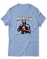 T-Shirt  Γυναικείο - Ironfist - Color Thumbnail Γαλάζιο