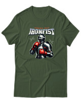 T-Shirt  Γυναικείο - Ironfist - Color Thumbnail Κυπαρισσί