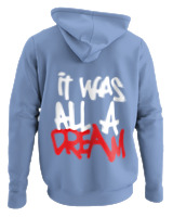 Φούτερ με κουκούλα - It Was All A Dream - Color Thumbnail Blue Carolina