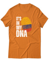 T-Shirt Unisex - Its In My Dna - Color Thumbnail Πορτοκαλί