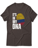 T-Shirt Unisex - Its In My Dna - Color Thumbnail Καφέ