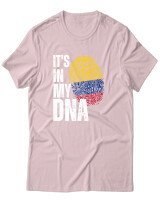T-Shirt Unisex - Its In My Dna - Color Thumbnail Απαλό Ροζ