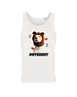 Αμάνικο Μπλουζάκι Αντρικό - Its Ok To Be Different - Color Thumbnail 'Ασπρο