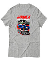 T-Shirt Αντρικό - Japanese - Color Thumbnail Γκρι Μελανζέ