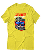 T-Shirt Αντρικό - Japanese - Color Thumbnail Κίτρινο