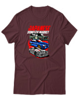 T-Shirt Αντρικό - Japanese - Color Thumbnail Μπορντό