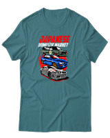 T-Shirt Αντρικό - Japanese - Color Thumbnail Μπλε Πράσινο