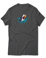 T-Shirt Αντρικό - Jawsome Slice - Color Thumbnail Ανθρακί