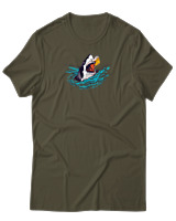 T-Shirt Αντρικό - Jawsome Slice - Color Thumbnail Χακί