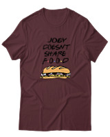 T-Shirt Αντρικό - Joey Food - Color Thumbnail Μπορντό