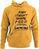 Φούτερ με κουκούλα - Joey Food - Color Thumbnail Κίτρινο Χρυσό