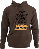 Φούτερ με κουκούλα - Joey Food - Color Thumbnail Καφέ