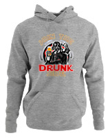 Φούτερ με κουκούλα Αντρικό - Join The Drunk Side - Color Thumbnail Γκρι Μελανζέ