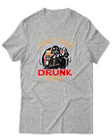 T-Shirt Αντρικό - Join The Drunk Side - Color Thumbnail Γκρι Μελανζέ