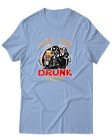 T-Shirt Αντρικό - Join The Drunk Side - Color Thumbnail Γαλάζιο