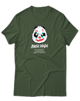 T-Shirt Αντρικό - Joker Panda - Color Thumbnail Κυπαρισσί
