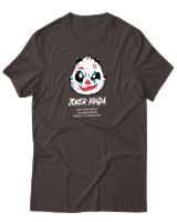 T-Shirt Αντρικό - Joker Panda - Color Thumbnail Καφέ