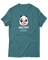 T-Shirt Αντρικό - Joker Panda - Color Thumbnail Μπλε Πράσινο