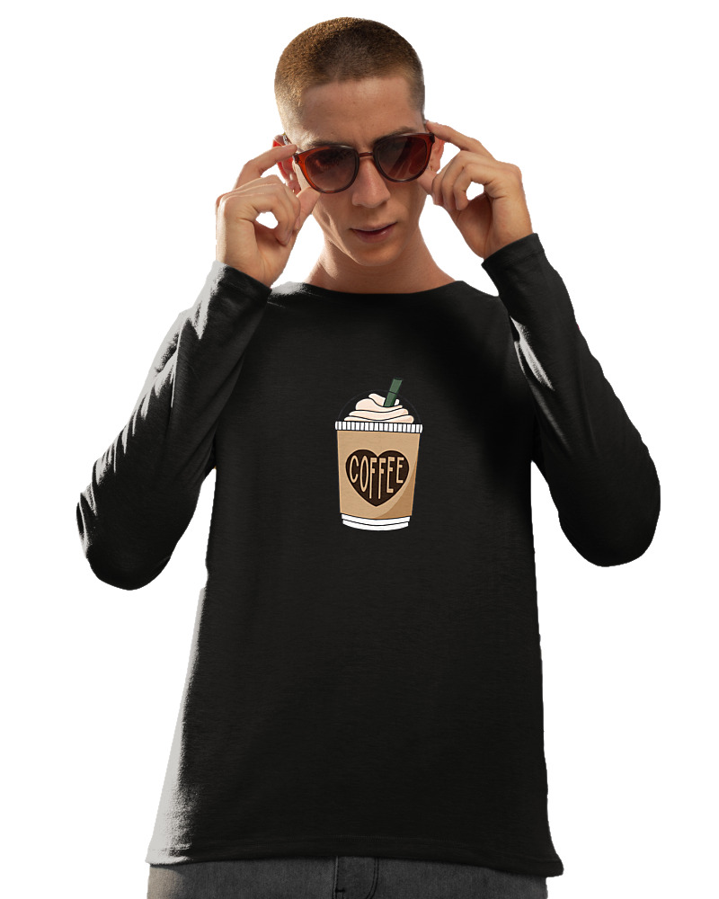 Μακρυμάνικο Μακό Αντρικό - Just A Coffee - Image 1