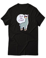 T-Shirt Αντρικό - Just Be Cool - Color Thumbnail Μαύρο