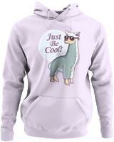 Φούτερ με κουκούλα - Just Be Cool - Color Thumbnail Λιλά