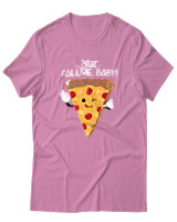 T-Shirt Αντρικό - Just Call Me Baby - Color Thumbnail Ροζ