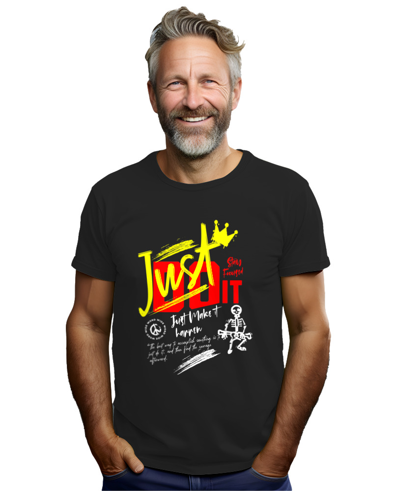 T-Shirt Αντρικό - Just Do It - Image 2