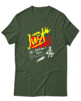 T-Shirt Αντρικό - Just Do It - Color Thumbnail Κυπαρισσί