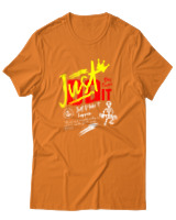 T-Shirt Αντρικό - Just Do It - Color Thumbnail Πορτοκαλί