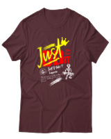 T-Shirt Αντρικό - Just Do It - Color Thumbnail Μπορντό