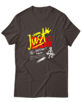 T-Shirt Αντρικό - Just Do It - Color Thumbnail Καφέ