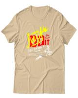T-Shirt Αντρικό - Just Do It - Color Thumbnail Μπεζ