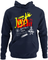 Φούτερ με κουκούλα - Just Do It - Color Thumbnail Navy Blue
