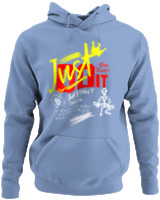 Φούτερ με κουκούλα - Just Do It - Color Thumbnail Blue Carolina